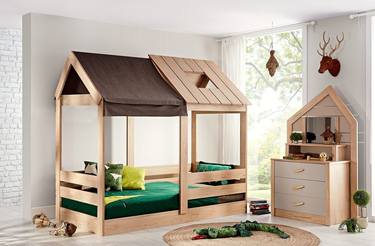 Montessori Karyola 90x190 (Çatılı)