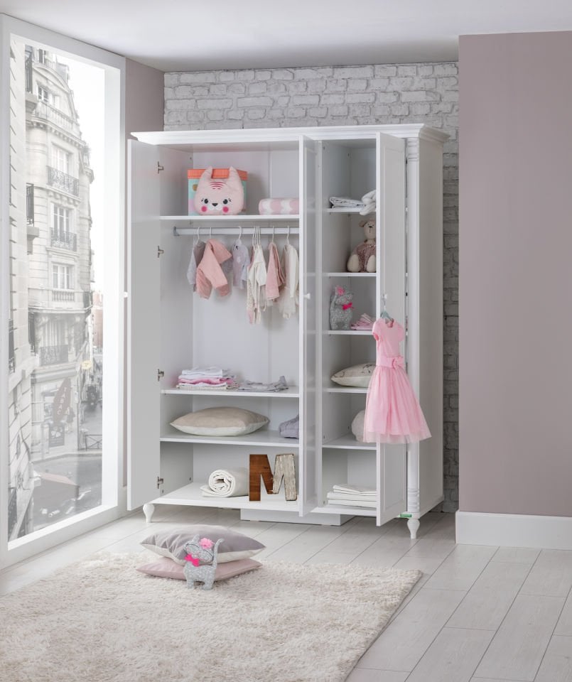 Nil 3 Doors Wardrobe