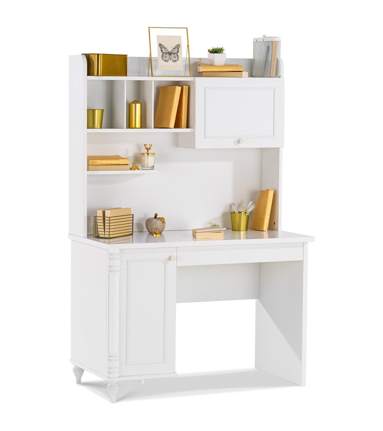 Nil Study Desk with Bookshelf