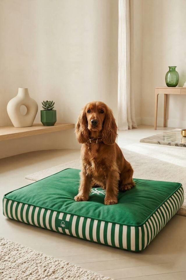 PetBed Çizgili Yeşil