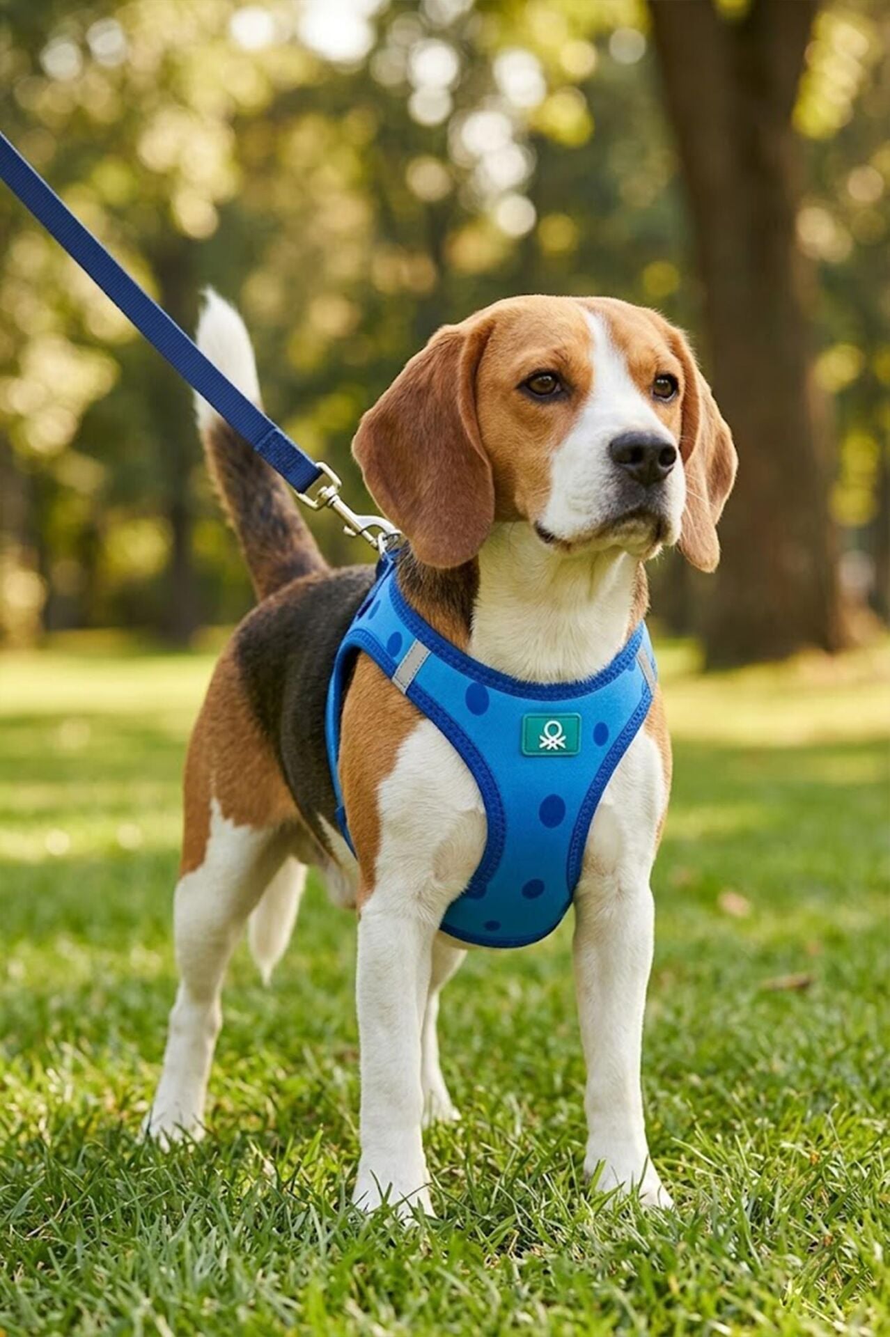 Hava Ağ Puantiyeli Mavi