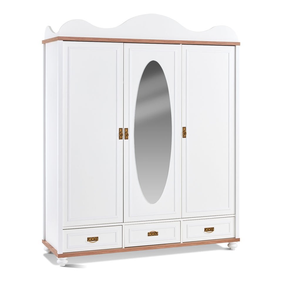 Tiffany 3 Doors Wardrobe