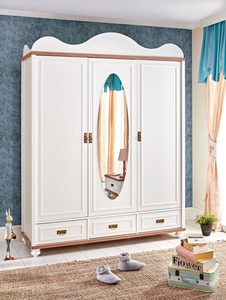 Tiffany 3 Doors Wardrobe