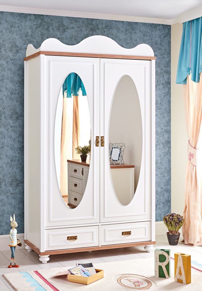 Tiffany 2 Doors Wardrobe