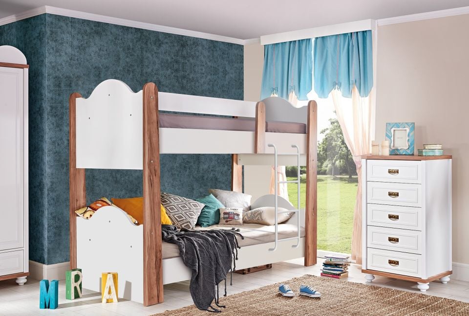 Tiffany Bunk Bed 90x200cm