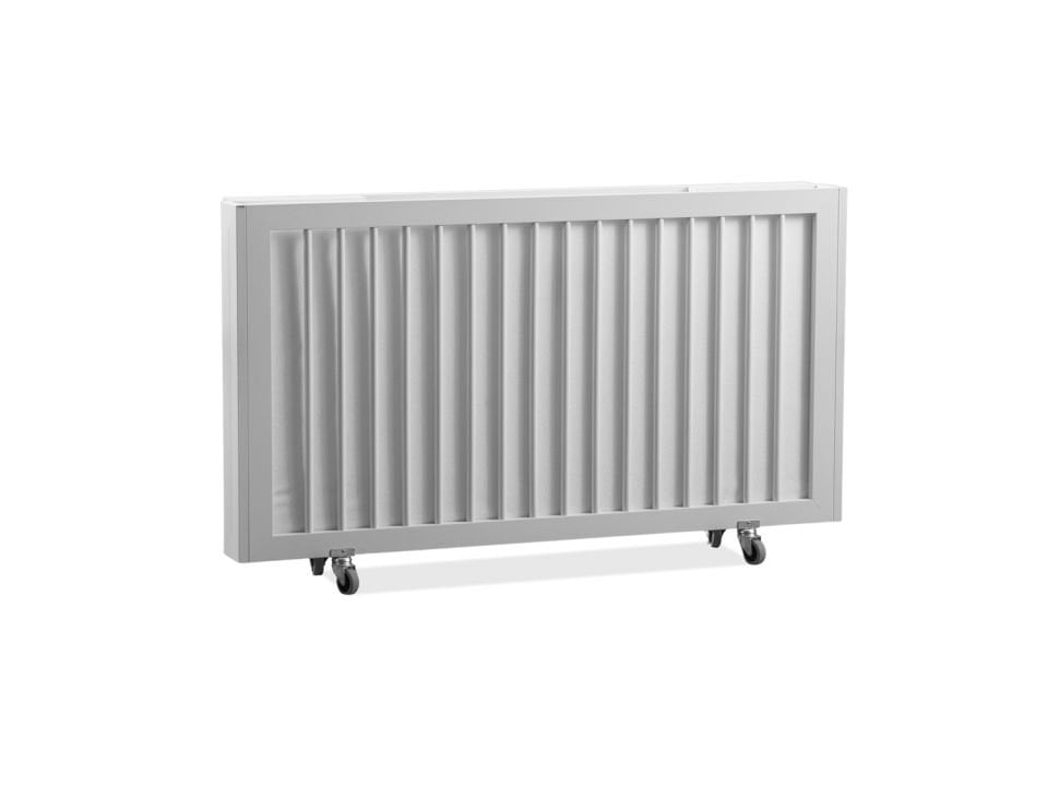 Foldable White Crib (with mattress)