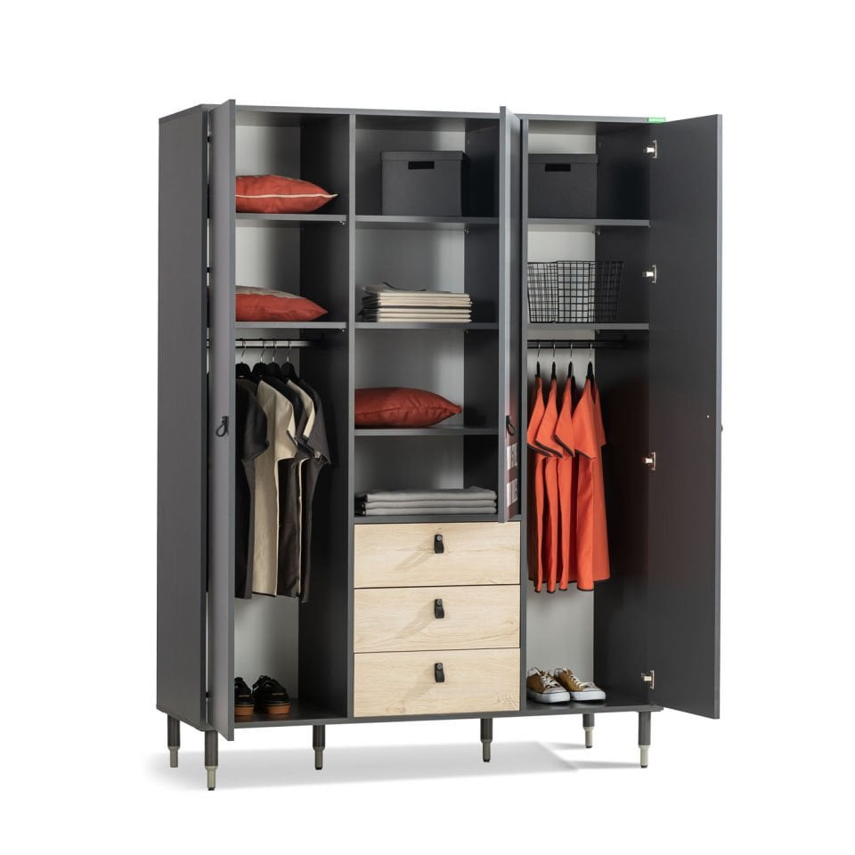 Motto 3 Doors Wardrobe
