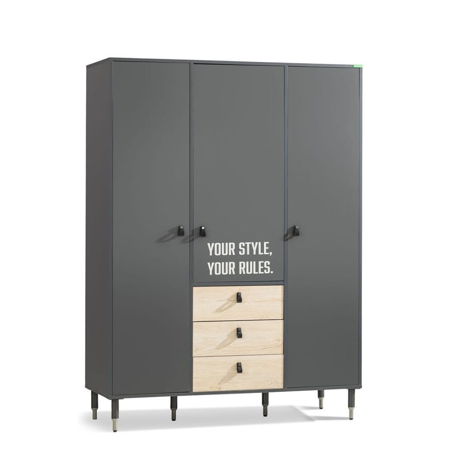 Motto 3 Doors Wardrobe