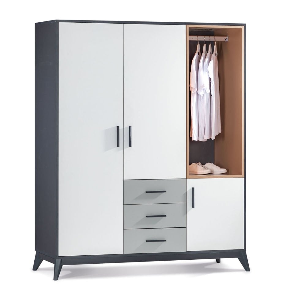 Breda 3 Doors Wardrobe
