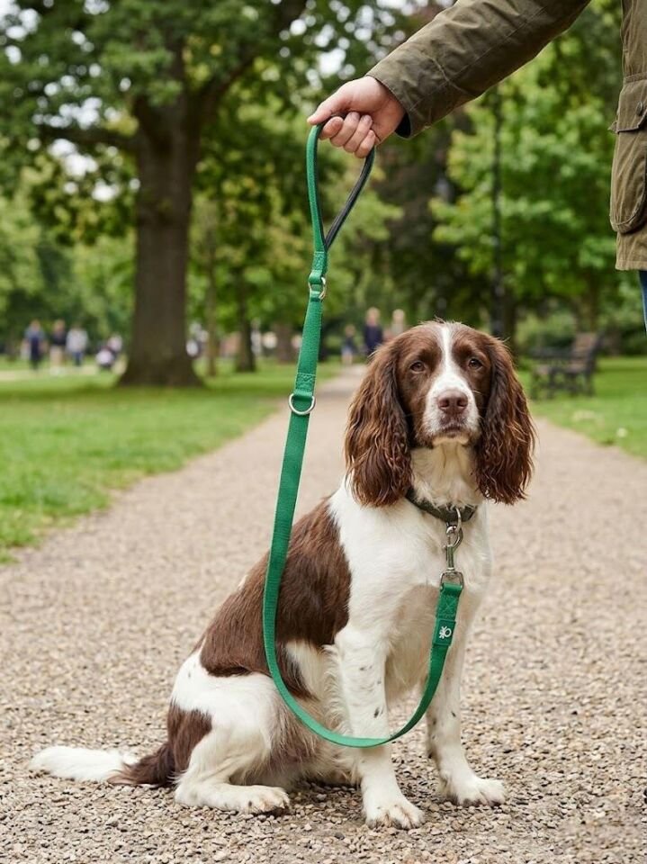 Green Mesh Leash