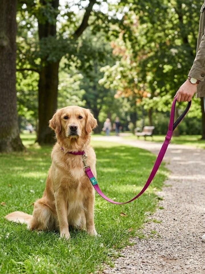 Pink Mesh Leash