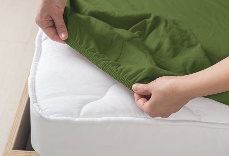 Cotton Bed Sheet 100x200cm - Green