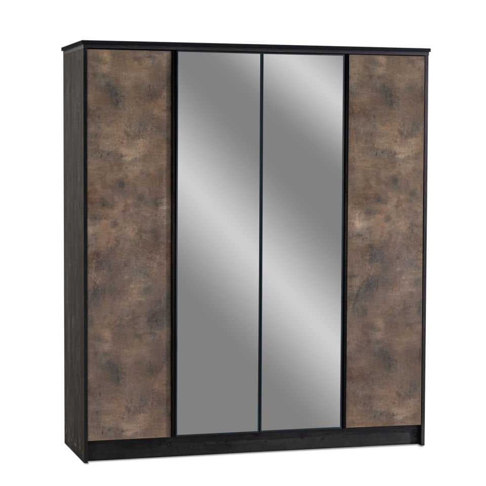 Cosmos 4 Doors Wardrobe