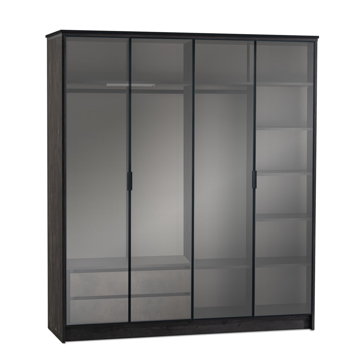 Cosmos 4 Doors Wardrobe