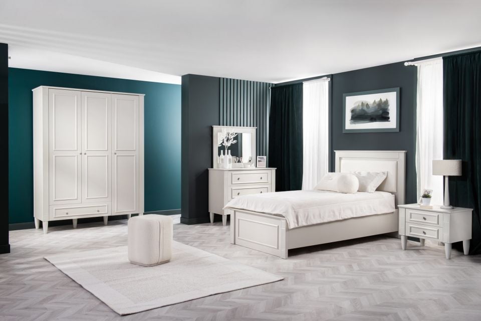 Effie Bed with Base 100x200 cm