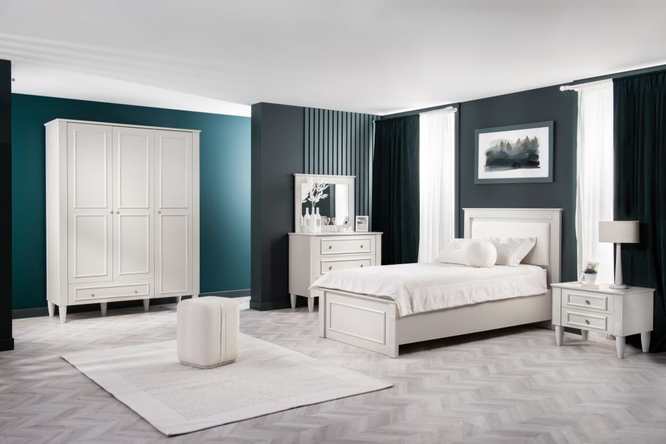 Effie Bett mit Bettkasten 100x200 cm