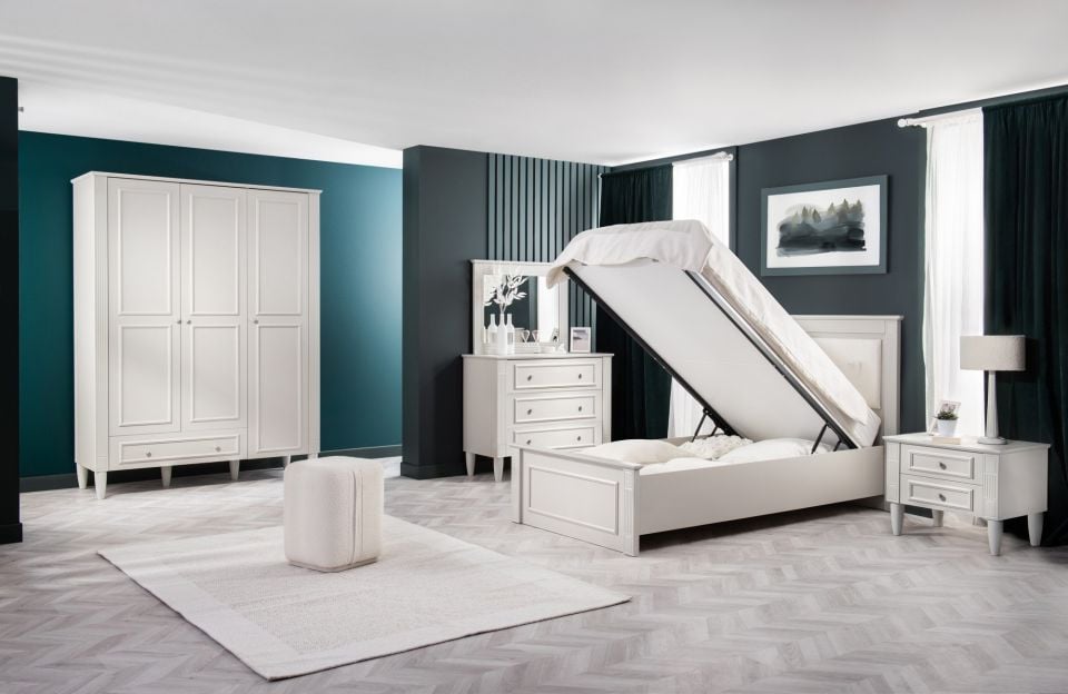 Effie Bed with Base 100x200 cm