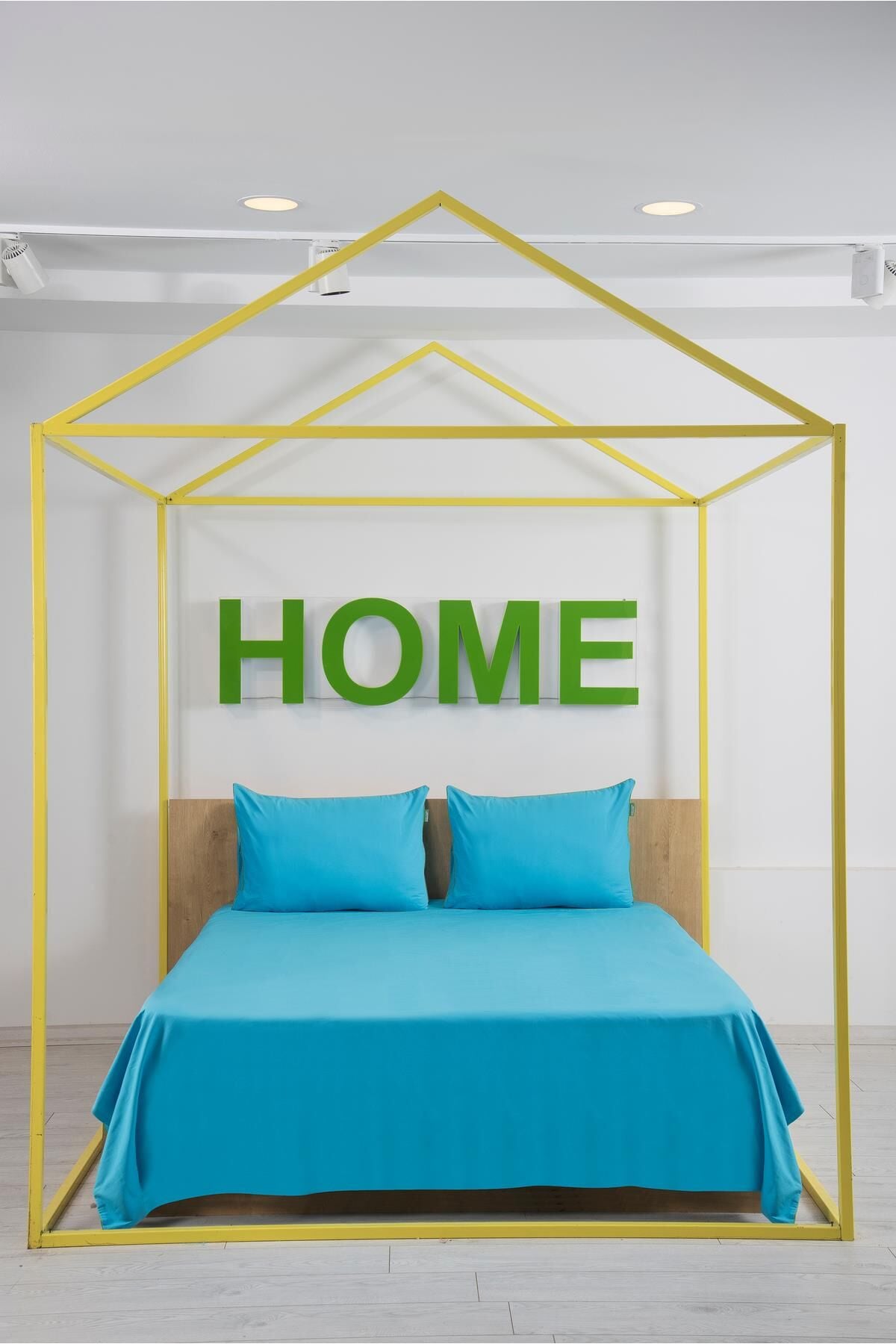 Benetton Nevresim Takımı Mavi Biyeli