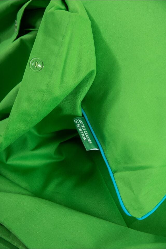 Benetton Nevresim Takımı Yeşil Biyeli