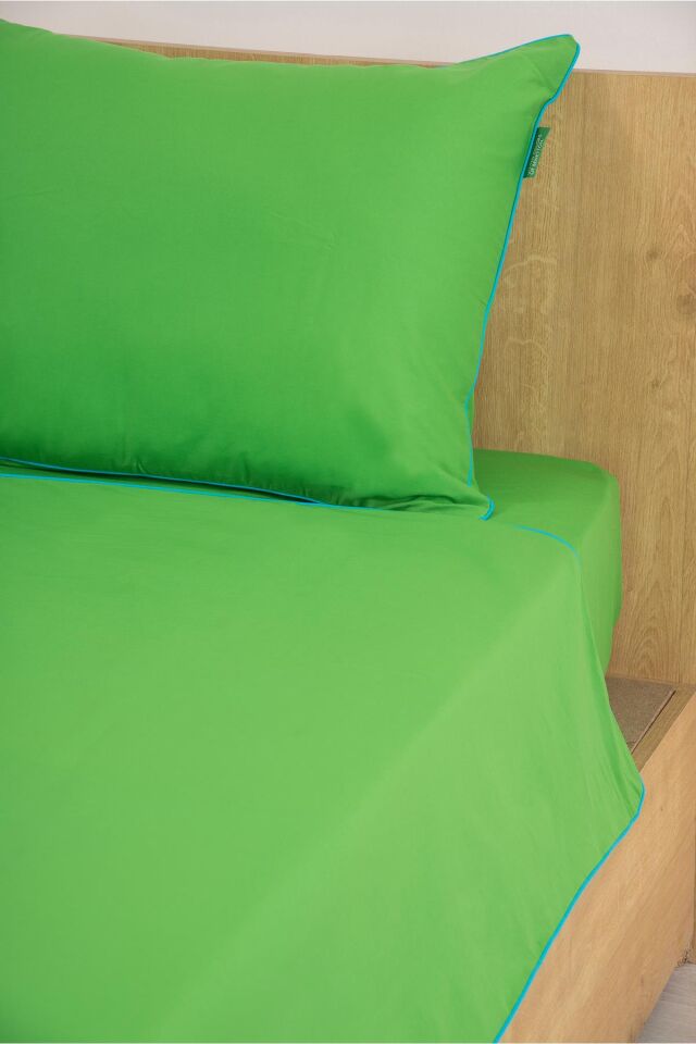 Benetton Nevresim Takımı Yeşil Biyeli