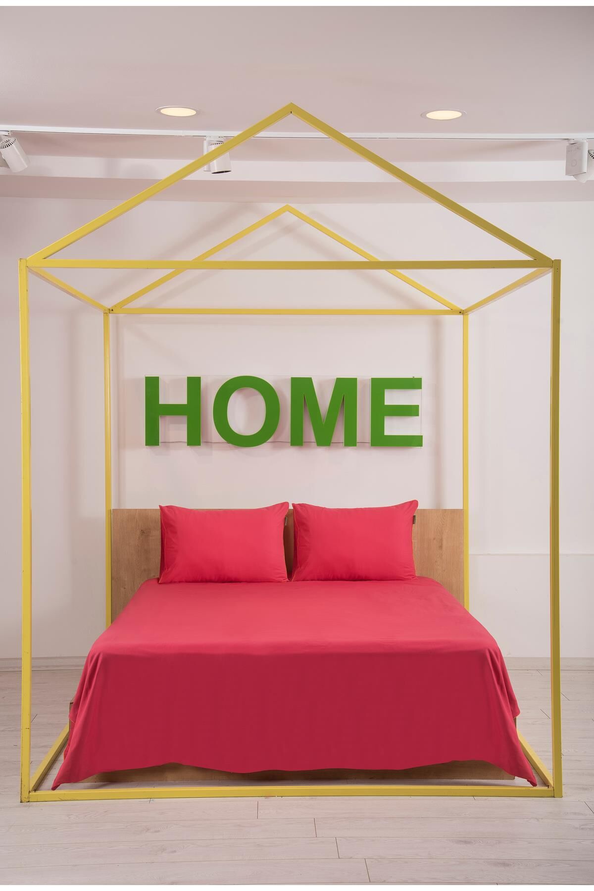 Benetton Nevresim Takımı Pembe Biyeli