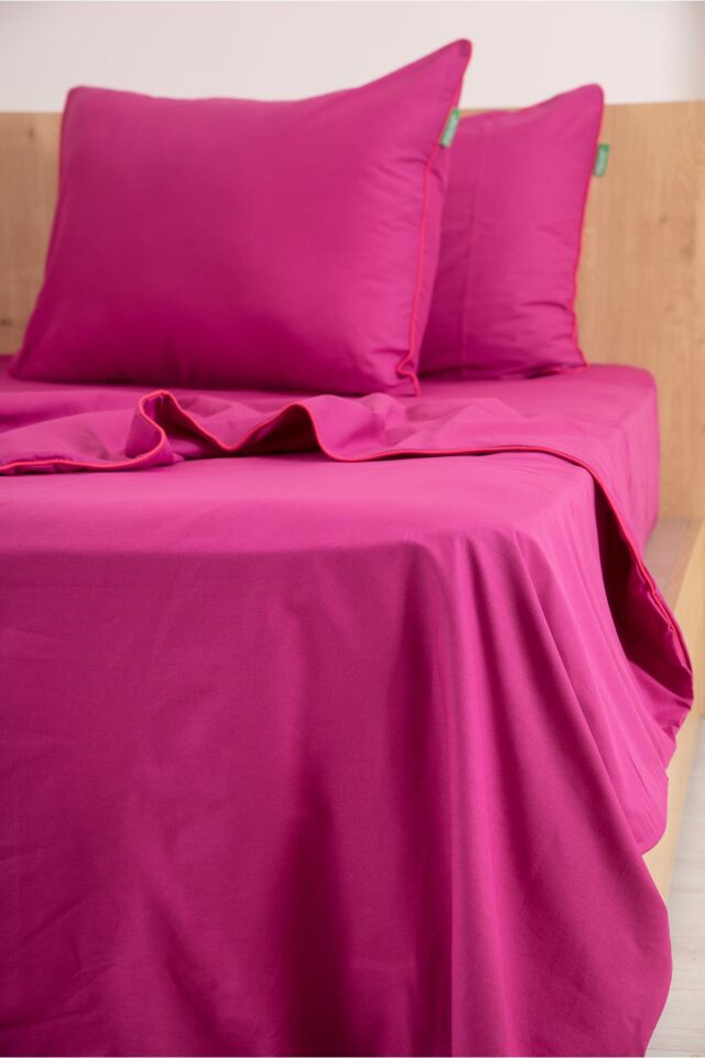 Benetton Nevresim Takımı Mor Biyeli