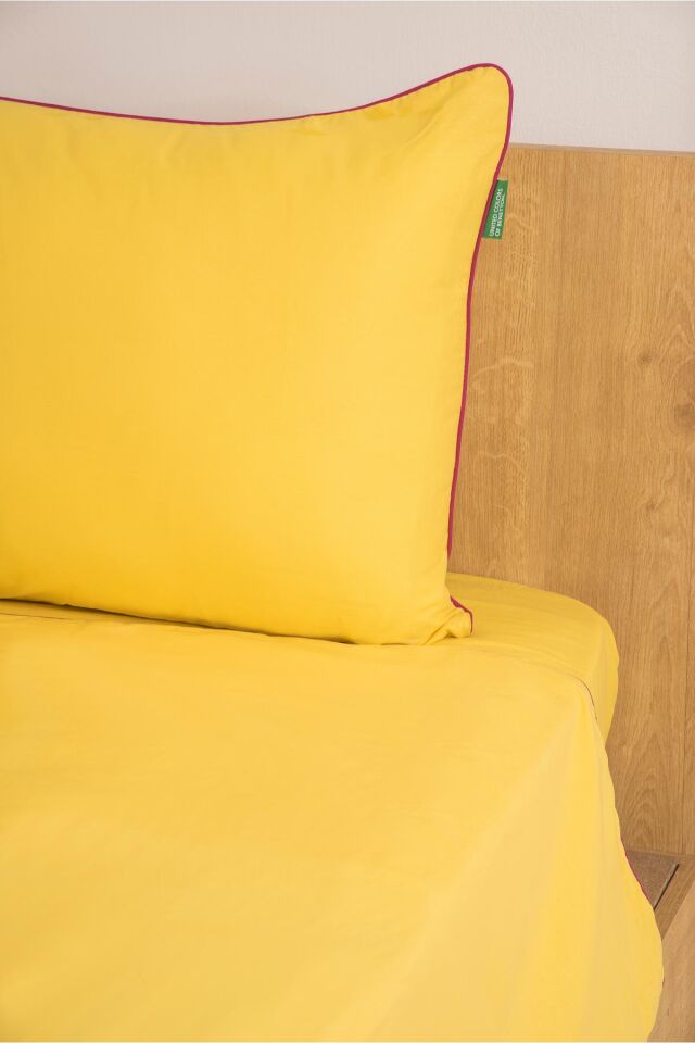 Benetton Nevresim Takımı Sarı Biyeli