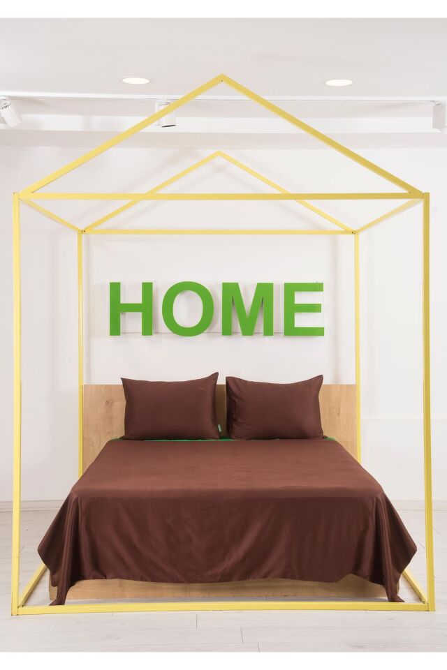 Benetton Nevresim Takımı Koyu Gri