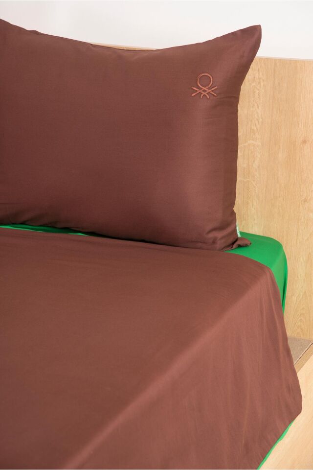 Benetton Nevresim Takımı Koyu Gri