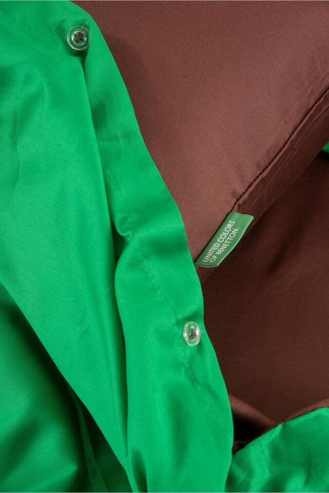 Benetton Nevresim Takımı Koyu Gri