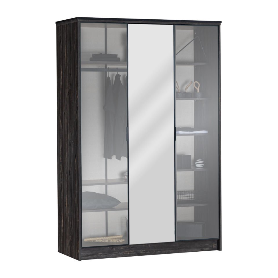 Cosmos 3 Doors Wardrobe