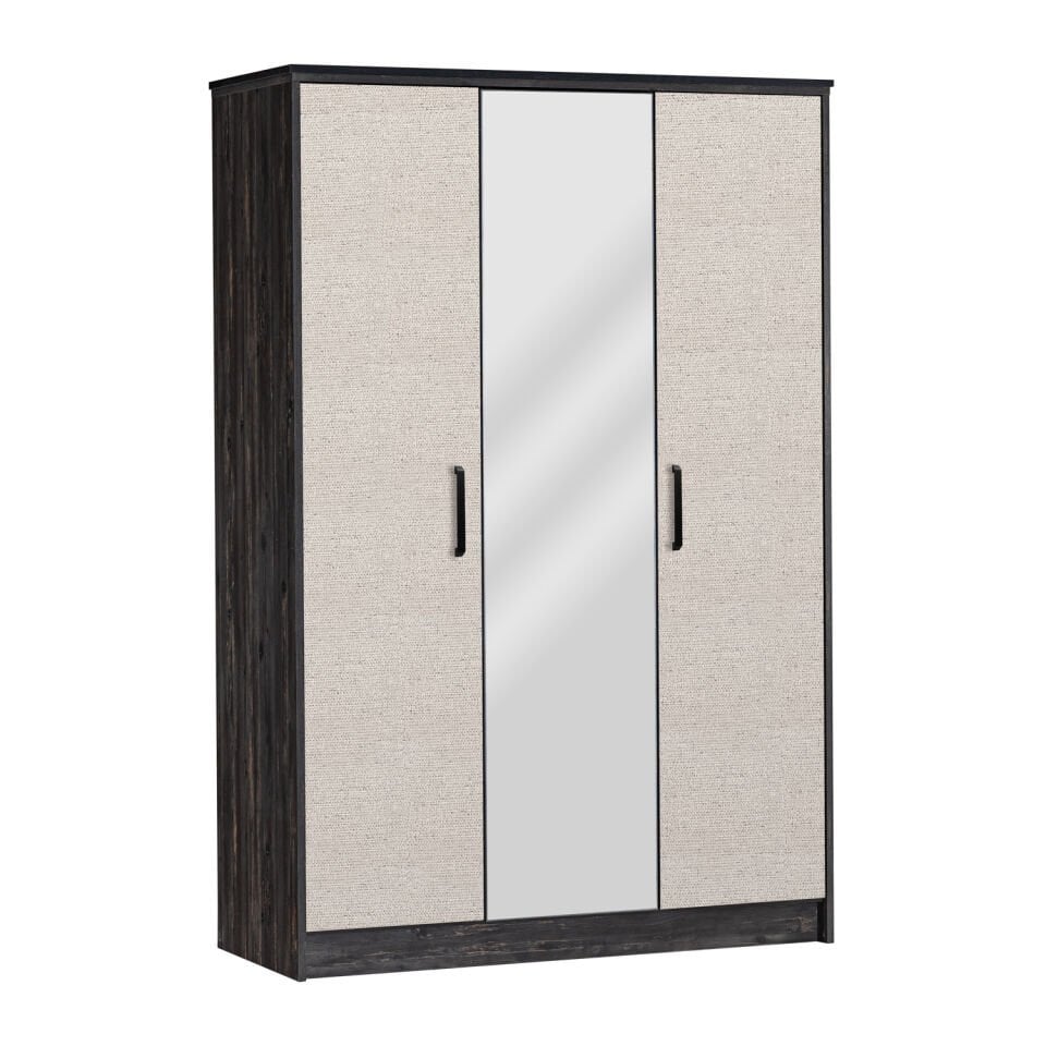 Cosmos 3 Kapaklı Dolap Ahşap Kapaklı