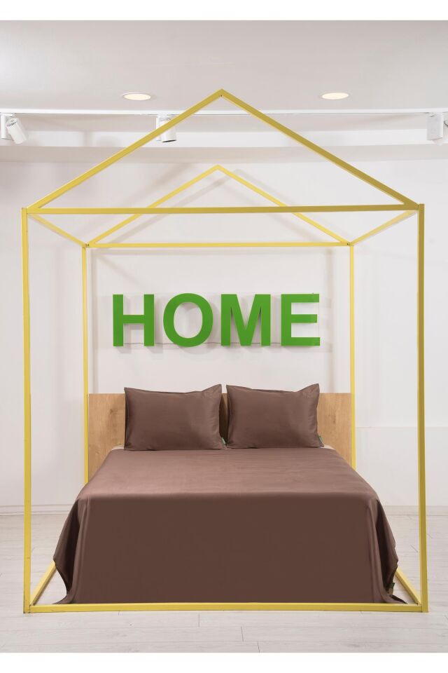 Benetton Nevresim Takımı Kahve