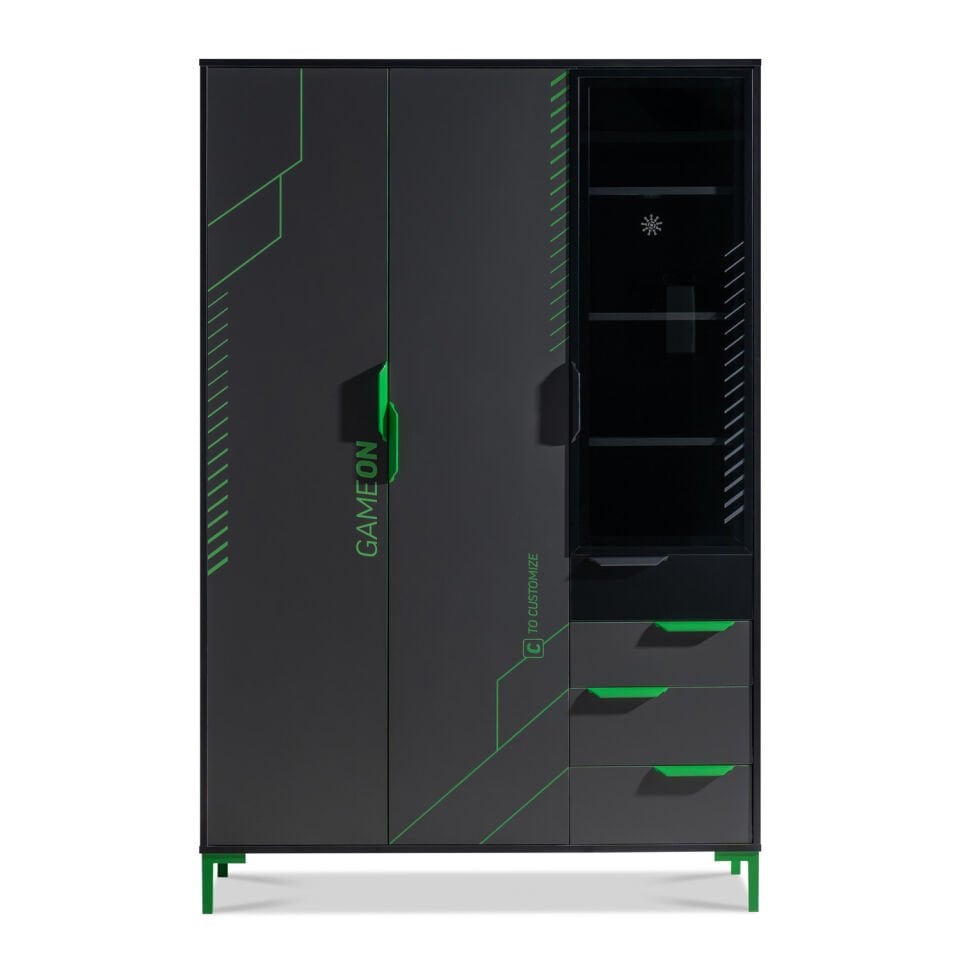 Targon 3 Doors Wardrobe Plus