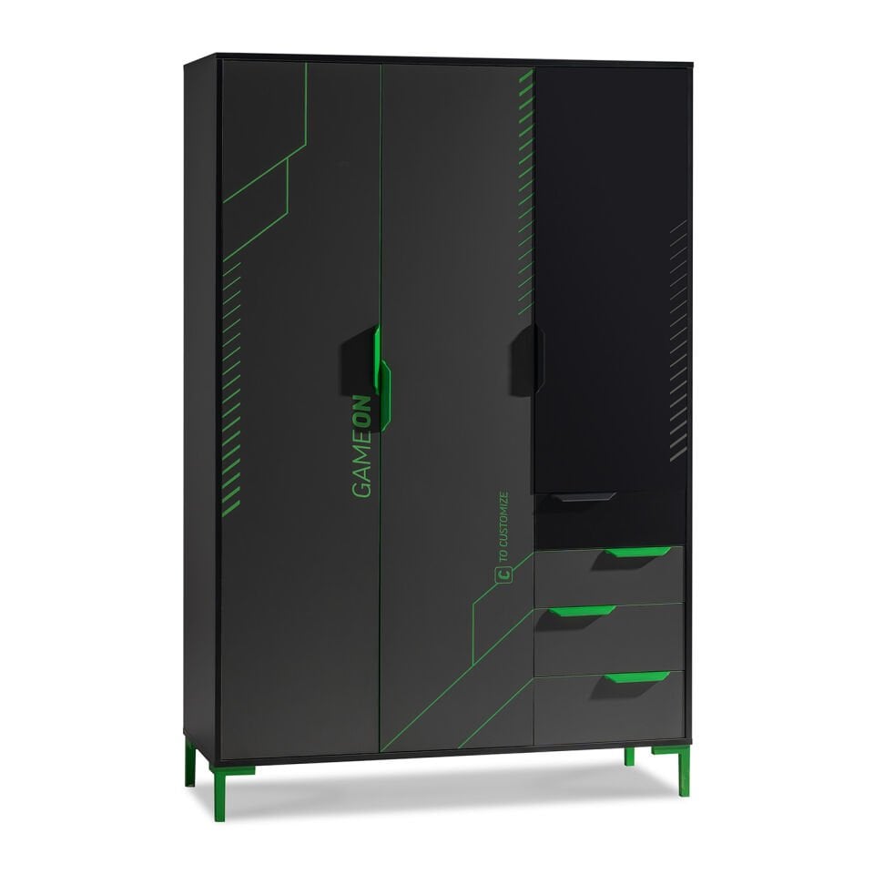 Targon 3 Doors Wardrobe 
