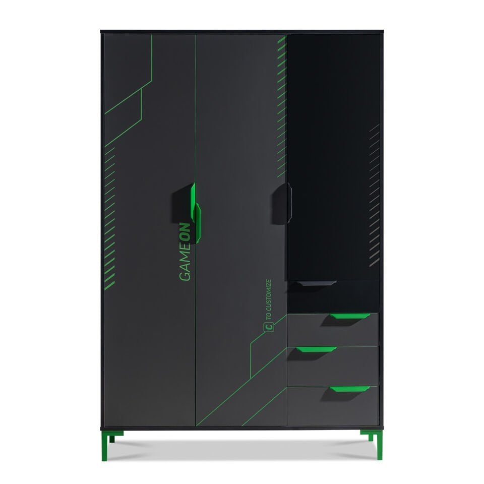 Targon 3 Doors Wardrobe 