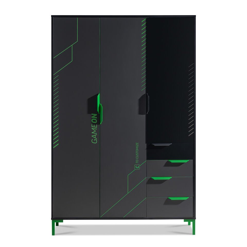 Targon 3 Doors Wardrobe 
