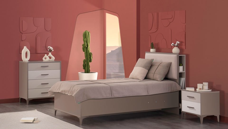 Riga Bazalı Karyola 100x200cm