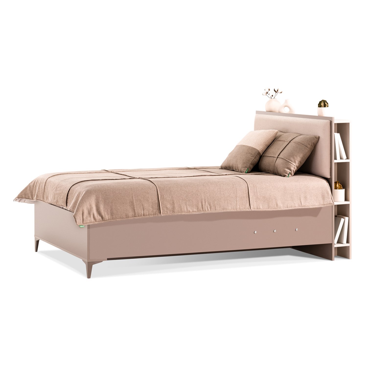 Riga Bett mit Bettkasten 120x200 cm