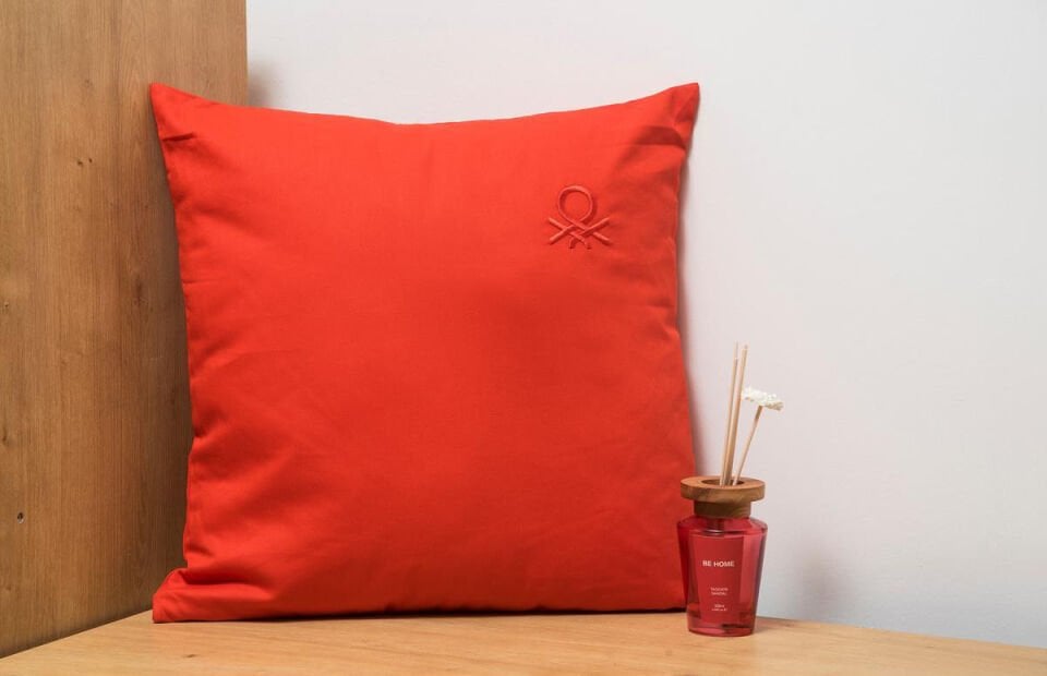 Benetton Cushion Red
