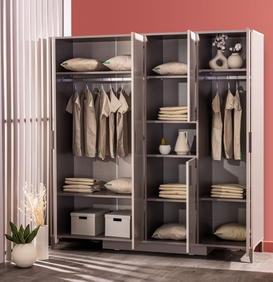 Riga 4 Kapaklı Dolap