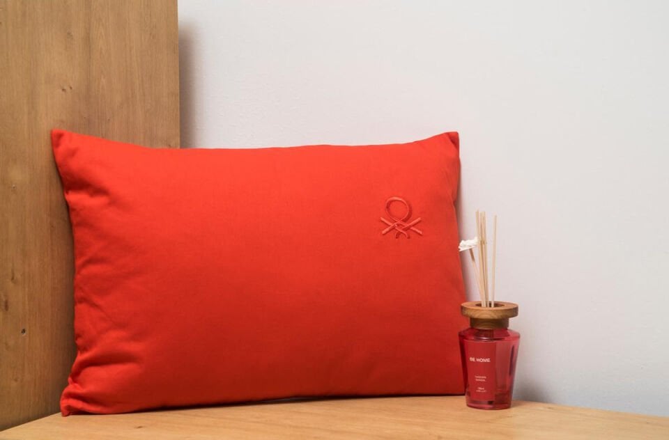 Benetton Pillow Red