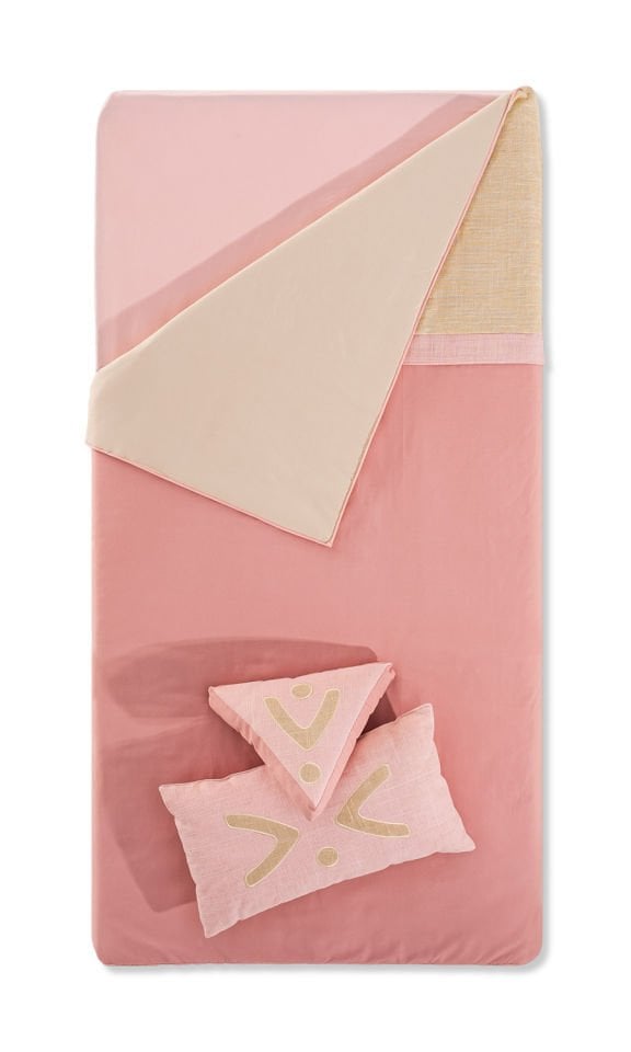 Pink House Boho Yatak Örtüsü