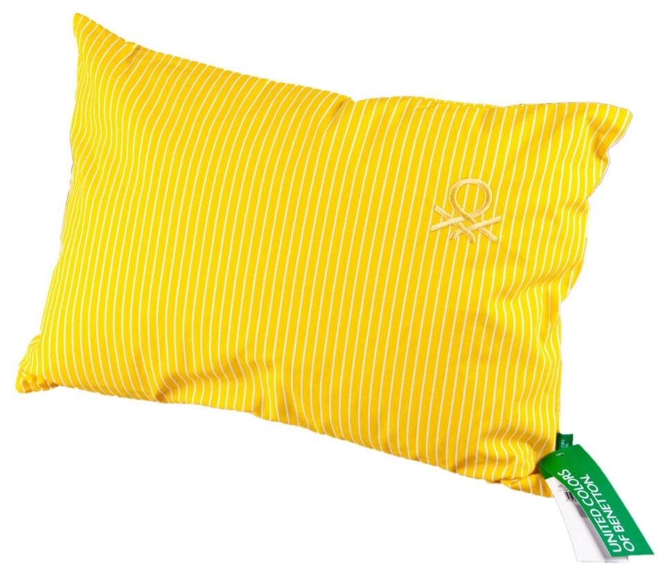 Benetton Yastık Çizgili Sarı