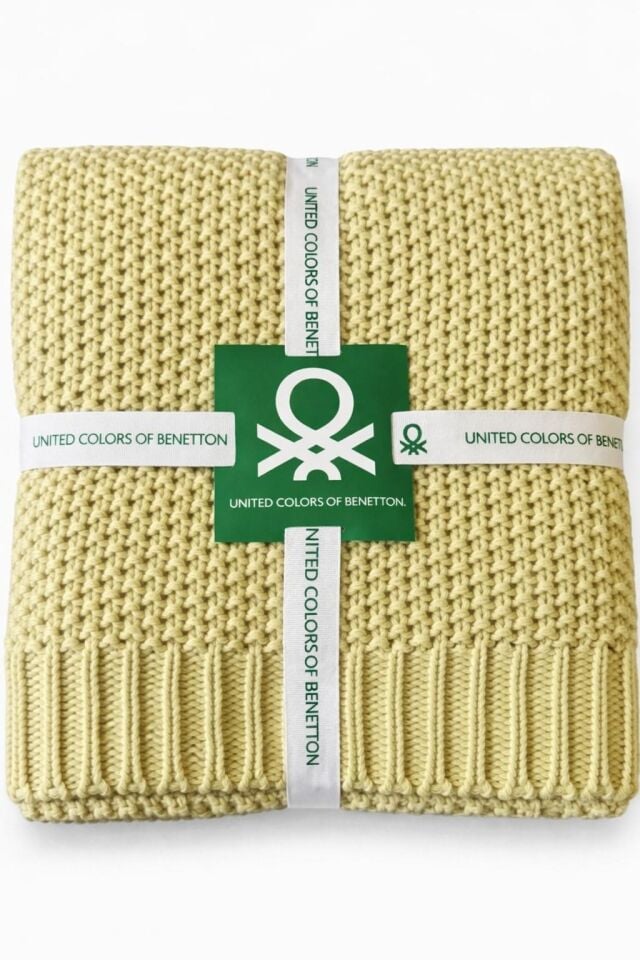 Benetton Blanket Yellow