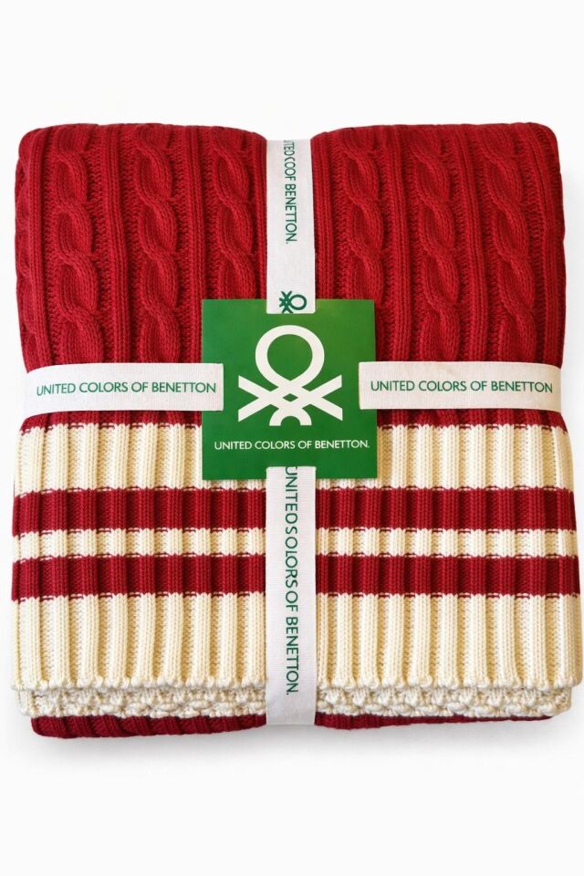 Benetton Battaniye Kırmızı