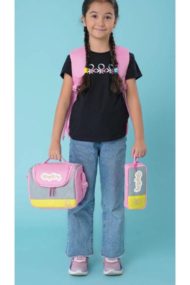 Benetton Kız Çanta Seti 3'lü