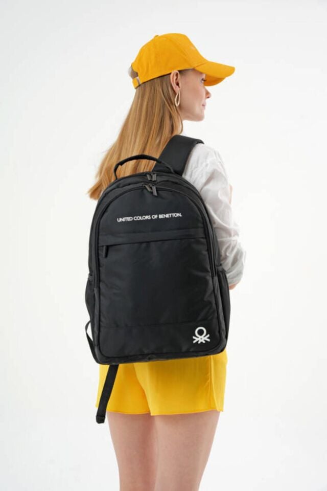 Benetton Sırt Çantası Siyah