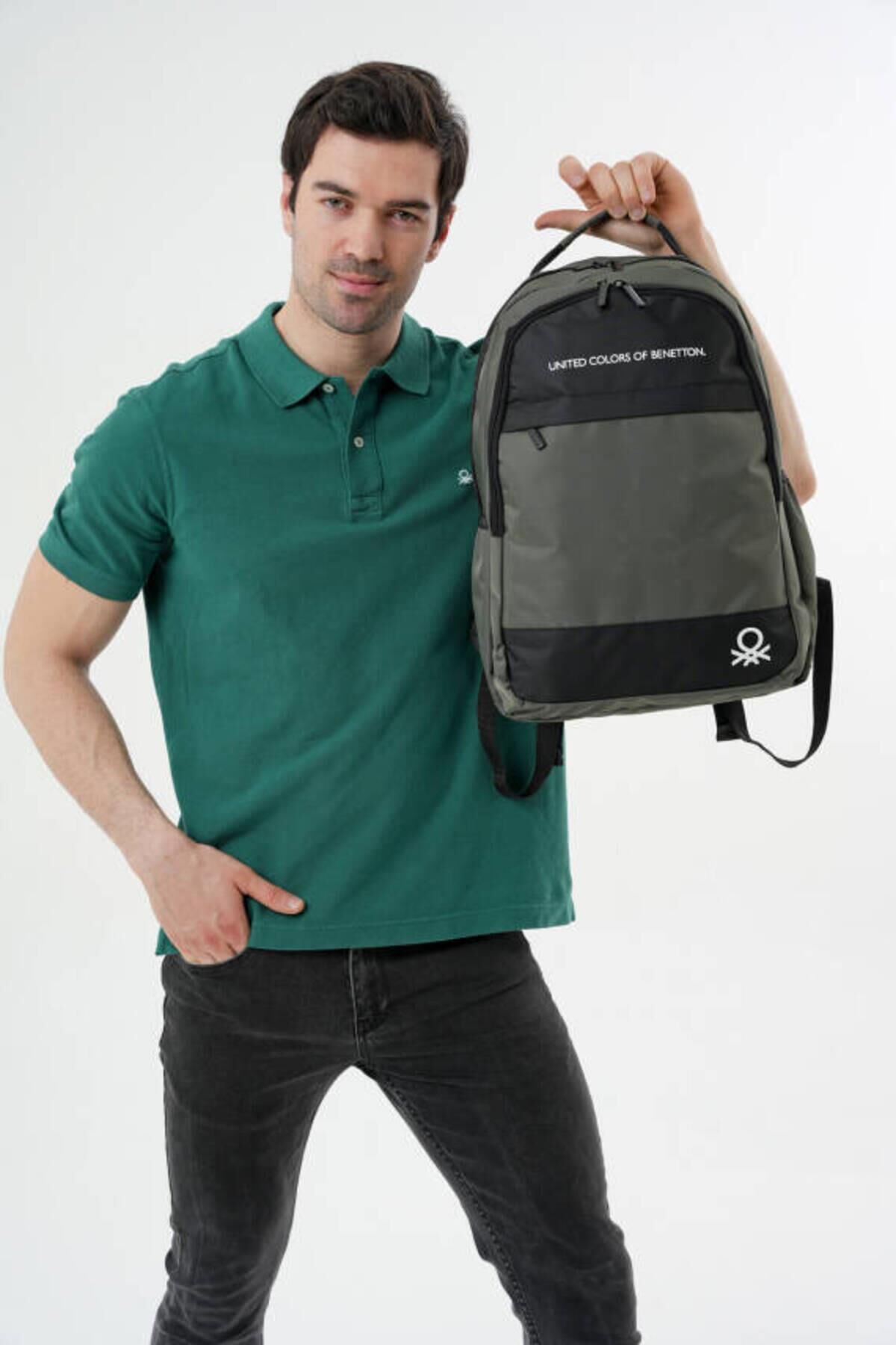 Benetton Backpack Khaki