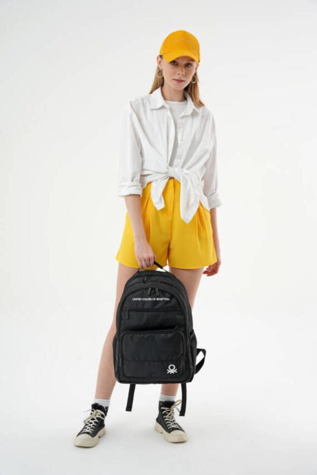 Benetton Sırt Çantası Siyah